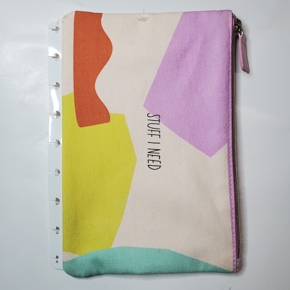 The Happy Planner Lot Budget Tracker Weekly Meal Plan and Rare Zipper Pouch New - Picture 3 of 8